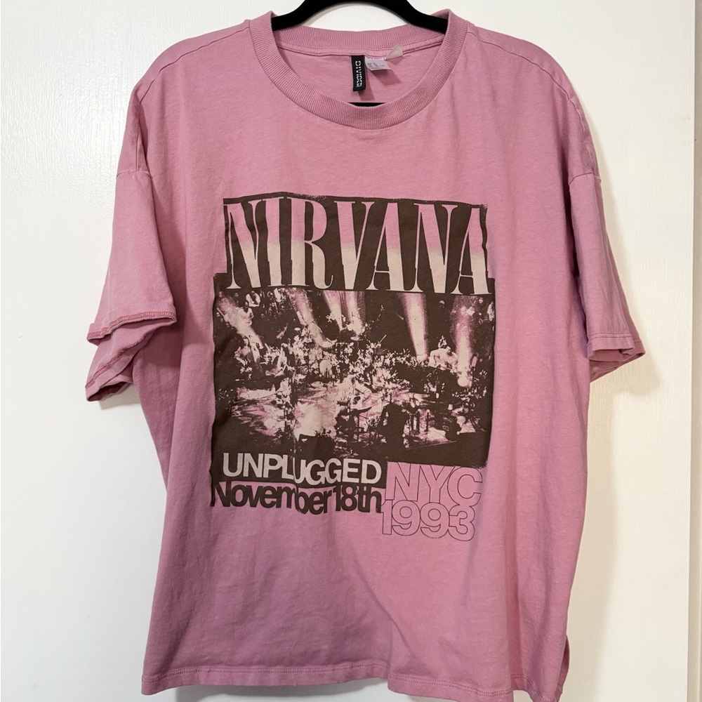 Nirvana H&M graphic tee